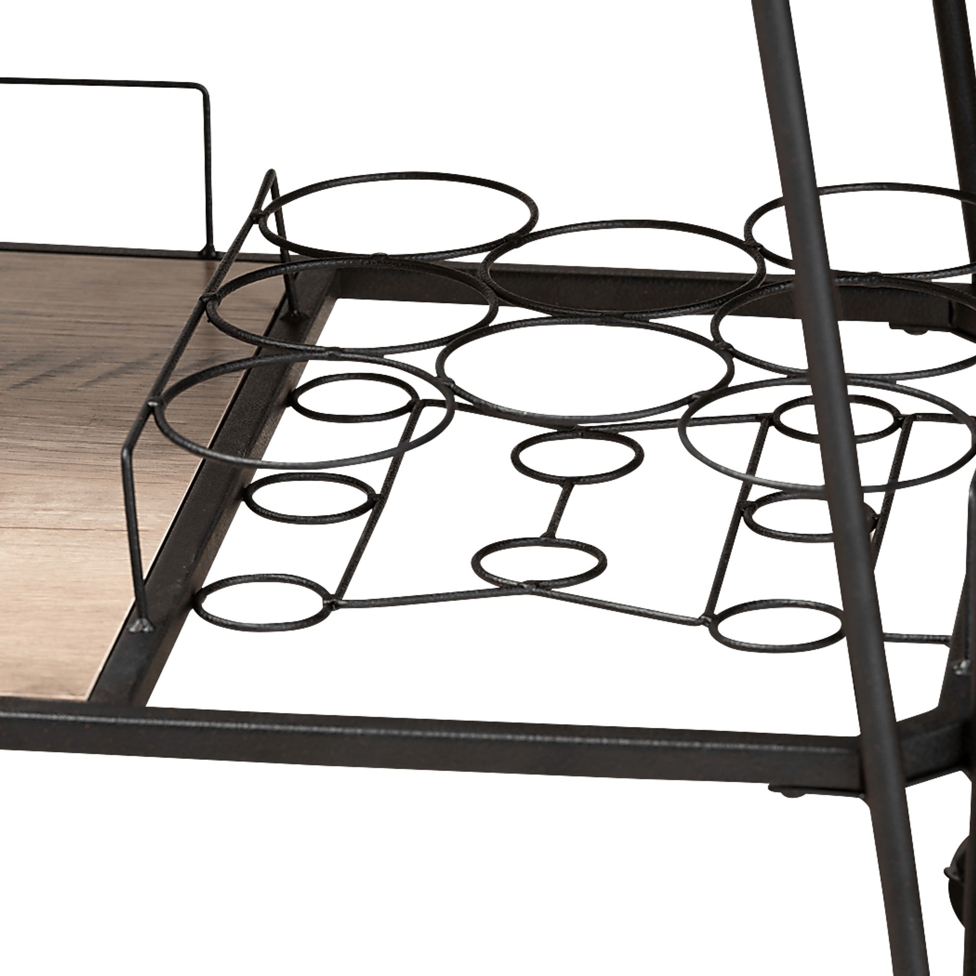 Donset Brown Kitchen Cart - Image 6