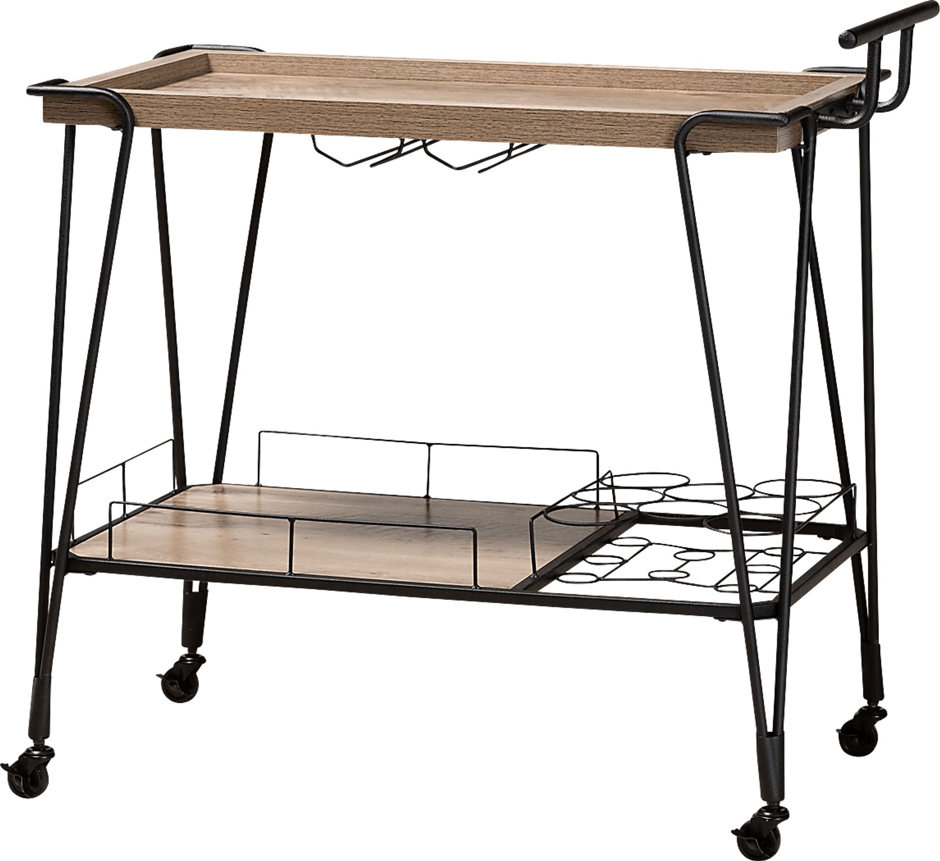 Donset Brown Kitchen Cart - Image 1