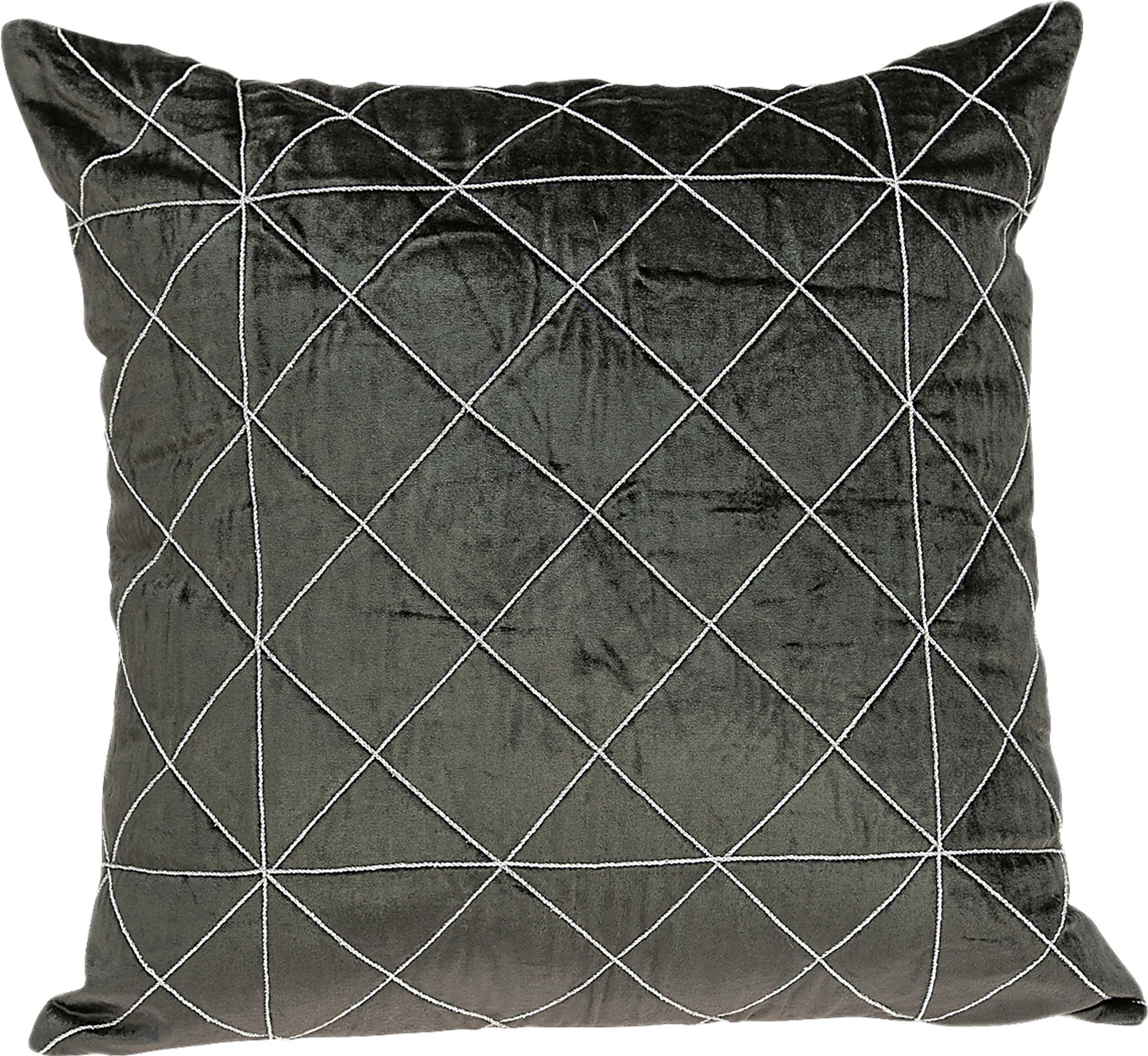Donston Gray Accent Pillow - Image 1