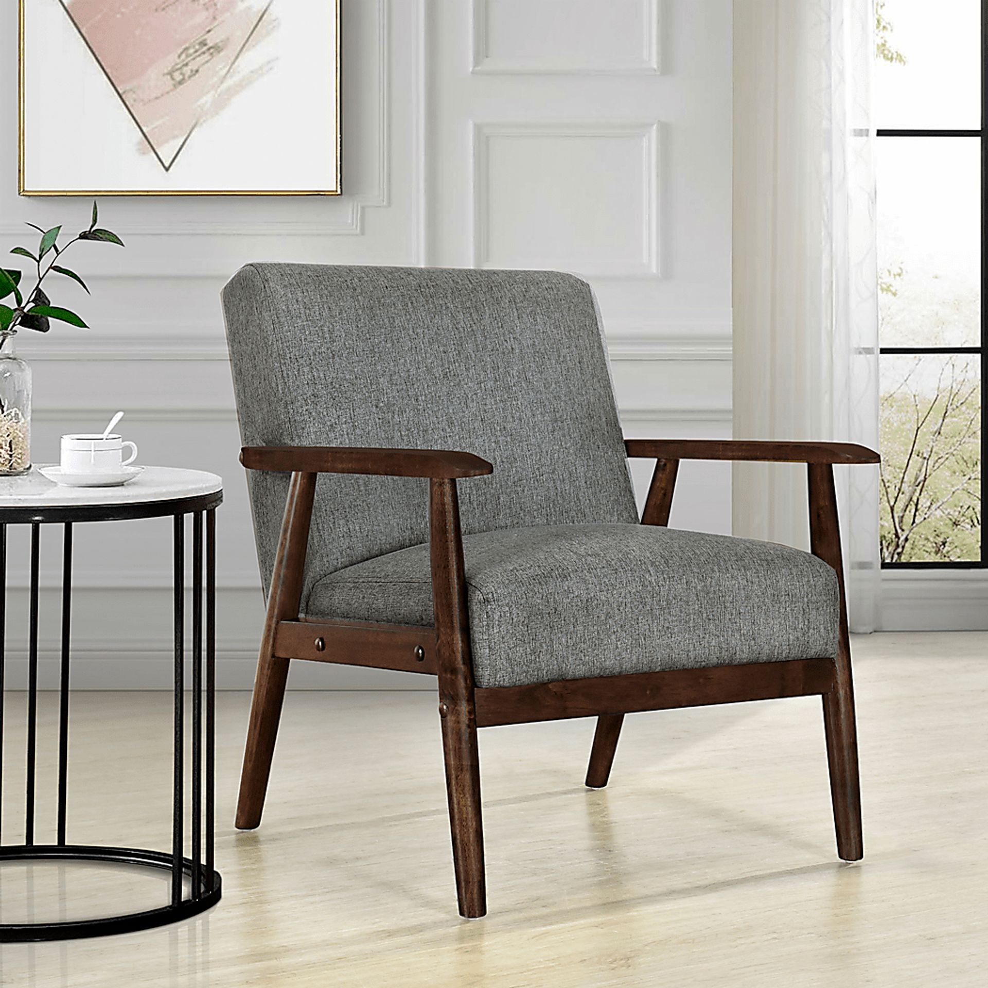 Donvick Gray Accent Chair - Image 2