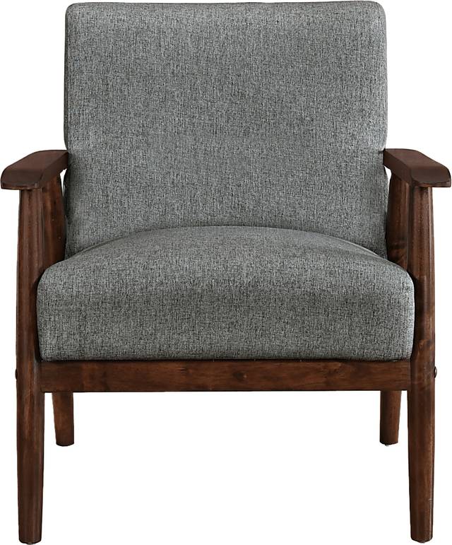 Donvick Gray Accent Chair - Thumbnail - Image 3