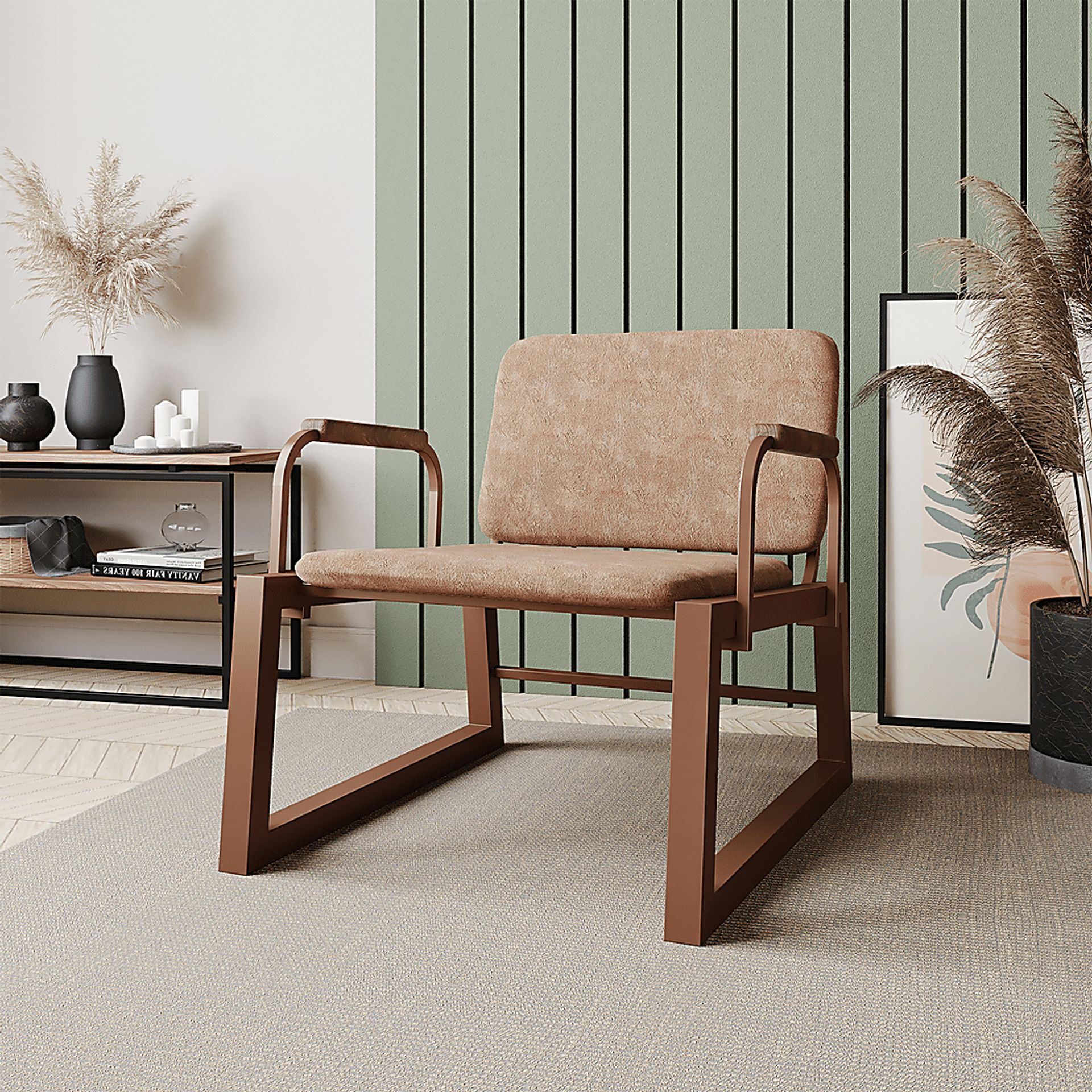 Doolan Brown Accent Chair - Image 2