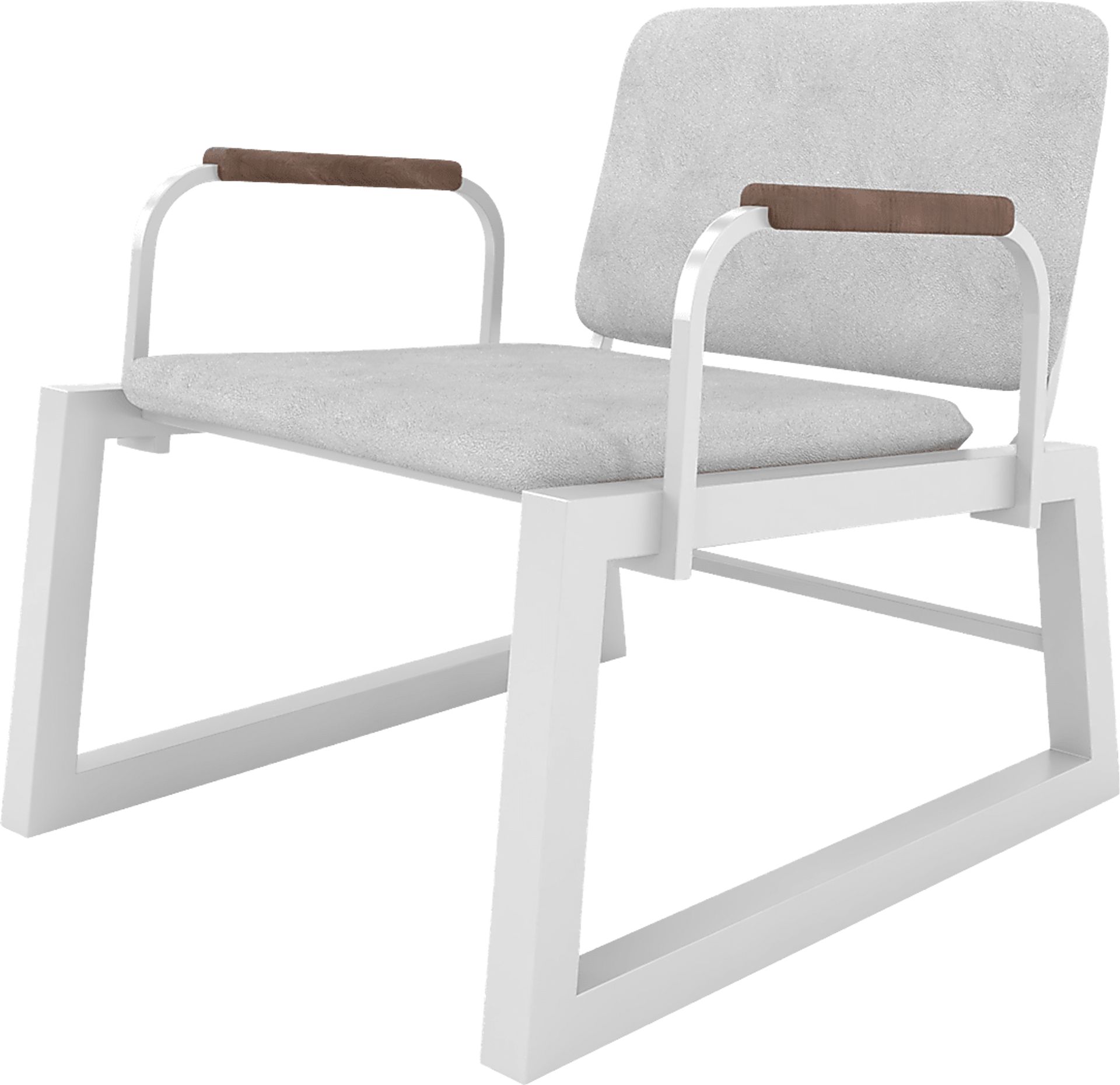 Doolan White Accent Chair - Image 3