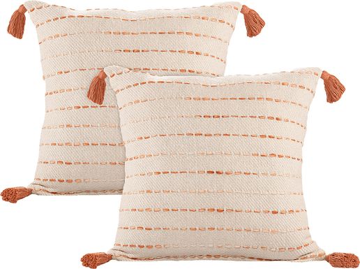 Dorath Coral Pillow, Set of 2