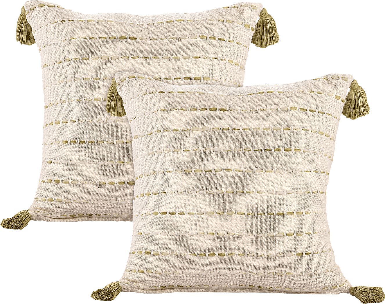 Dorath Olive Green Pillow, Set of 2