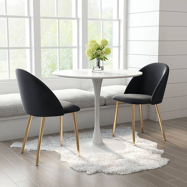 Dordine Black Side Chair, Set of 2 - Thumbnail - Image 2