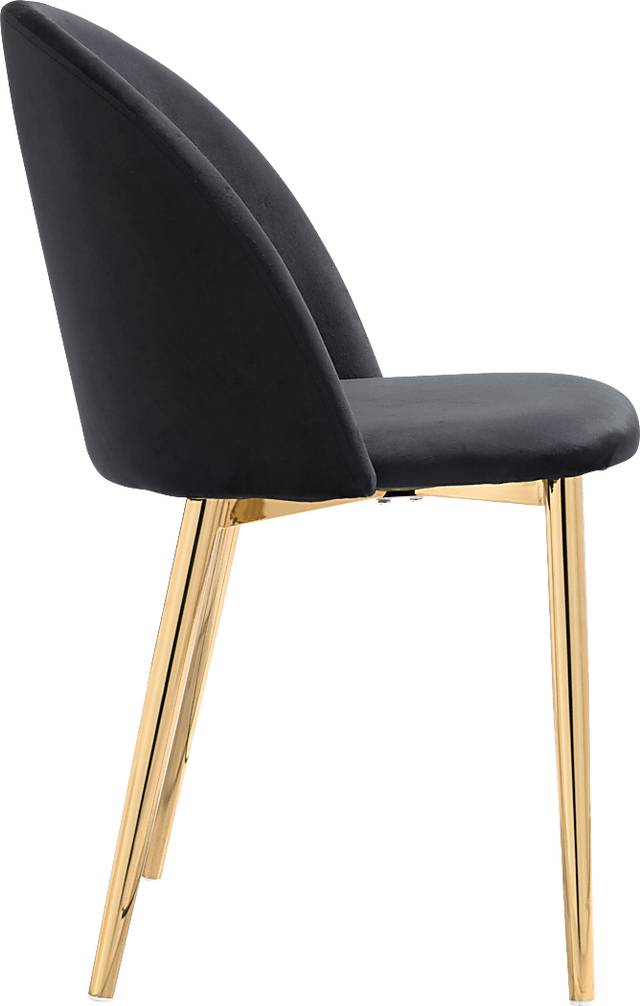 Dordine Black Side Chair, Set of 2 - Thumbnail - Image 3