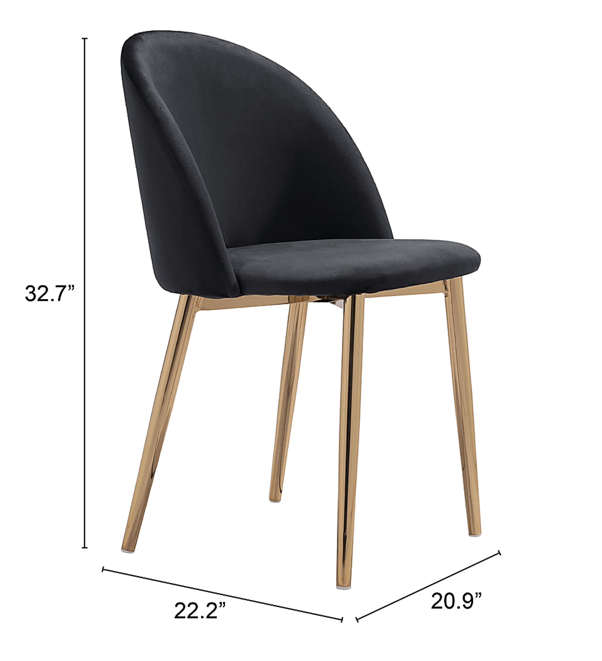 Dordine Black Side Chair, Set of 2 - Image 6