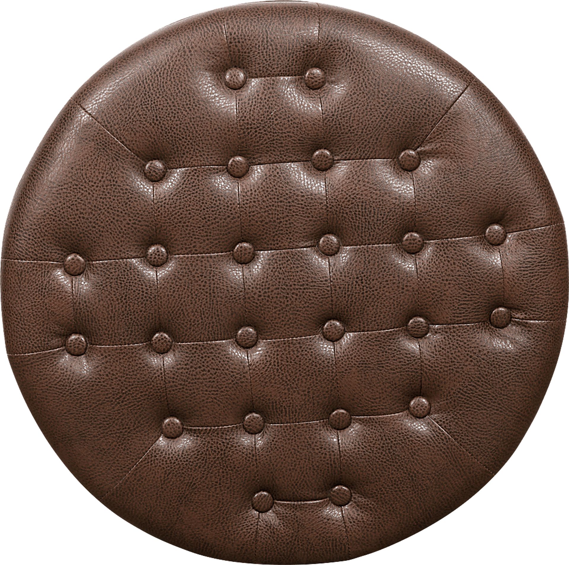 Doretta Brown Storage Ottoman - Image 5