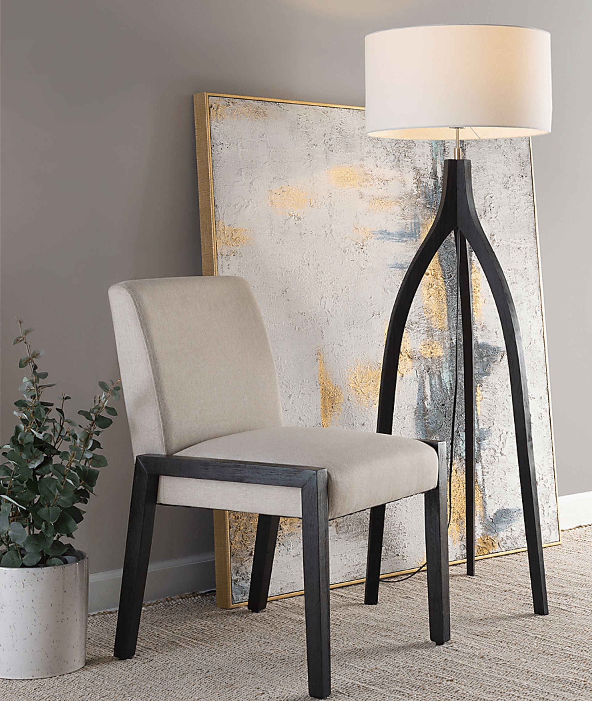 Dorino Black Floor Lamp - Image 3