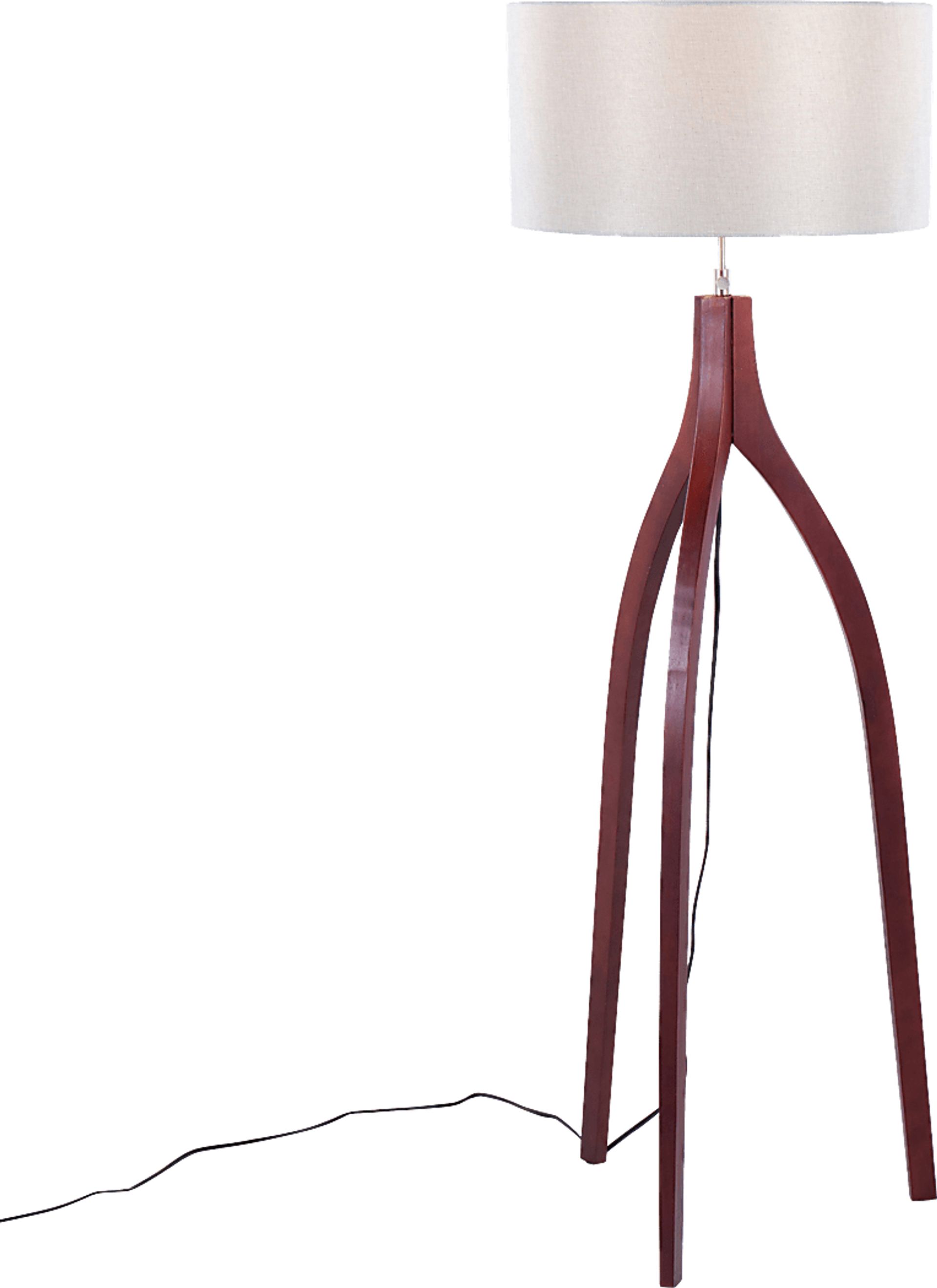 Dorino Walnut Floor Lamp - Image 3