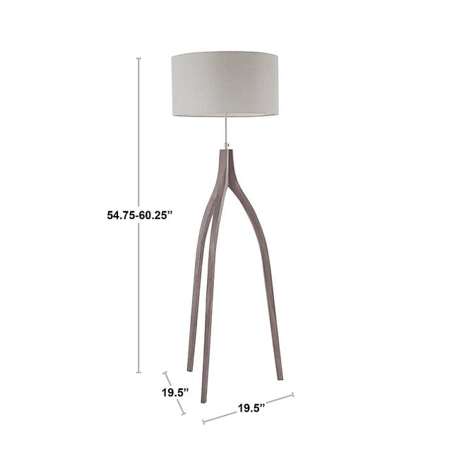 Dorino Walnut Floor Lamp - Thumbnail - Image 9