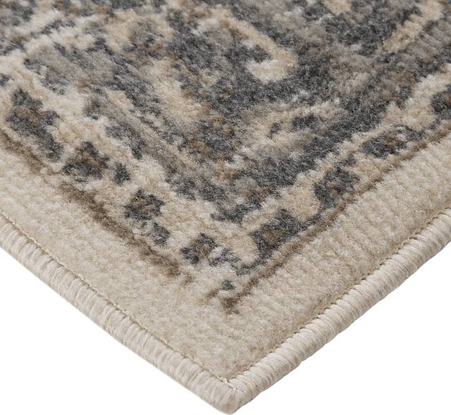Dorlam Beige 7'7 x 9' Rug - Thumbnail - Image 5