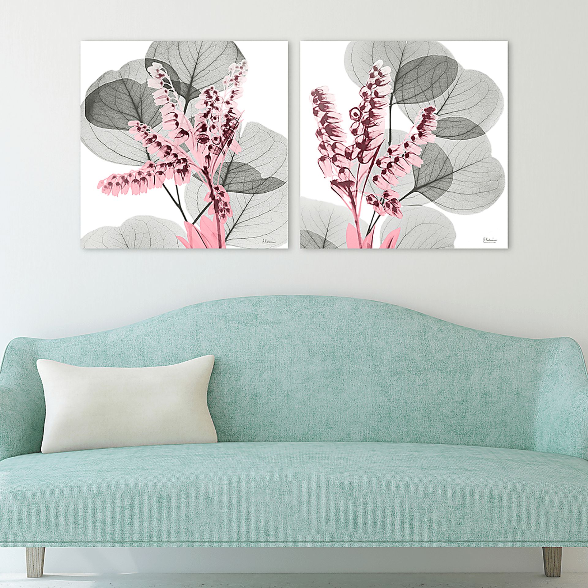 Dormilon Gray Artwork, Set of 2 - Image 2