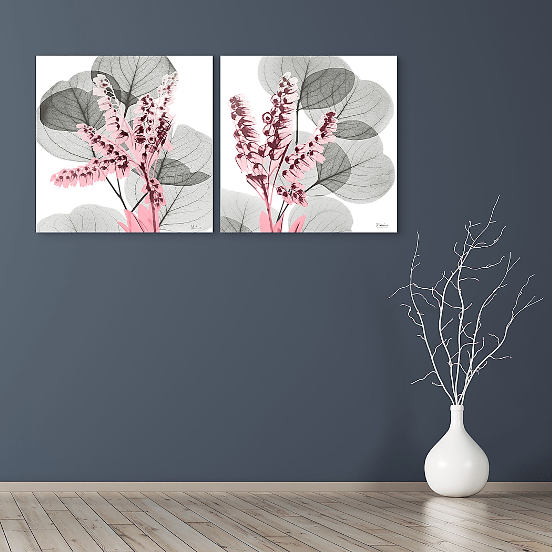Dormilon Gray Artwork, Set of 2 - Image 4