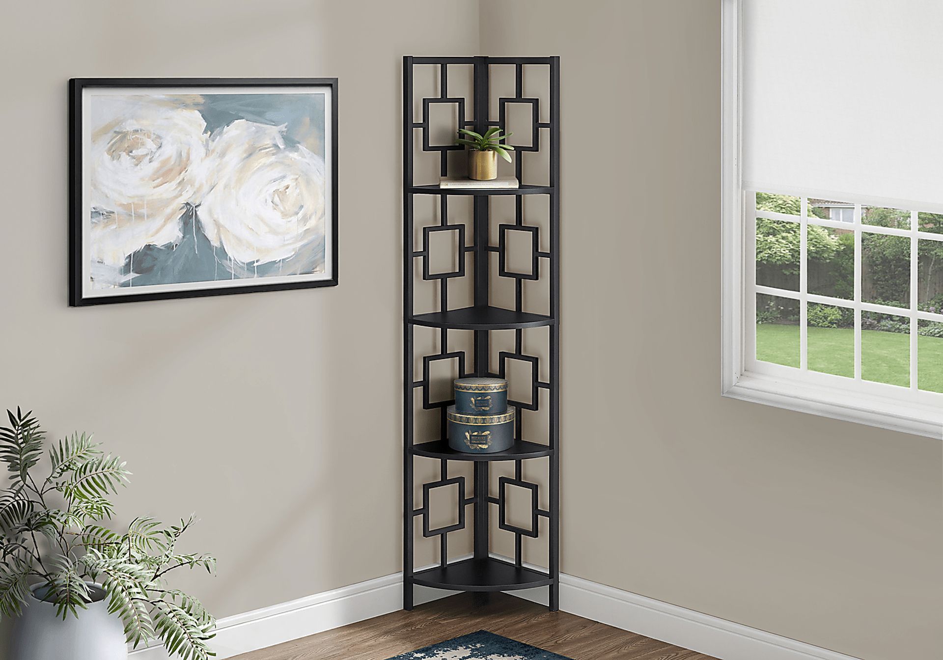 Dorminey Black Bookcase - Image 2