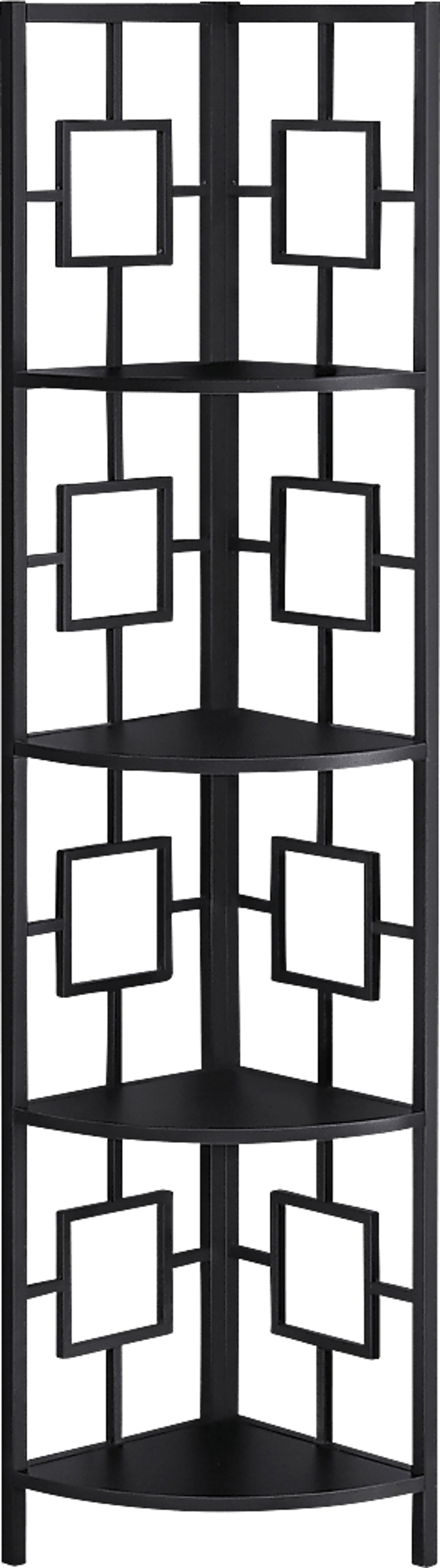Dorminey Black Bookcase - Image 1