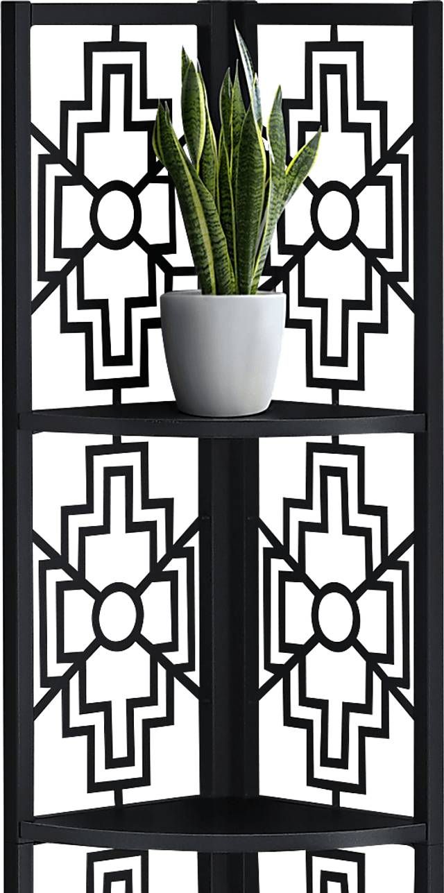 Dorminey Black Bookcase - Thumbnail - Image 2