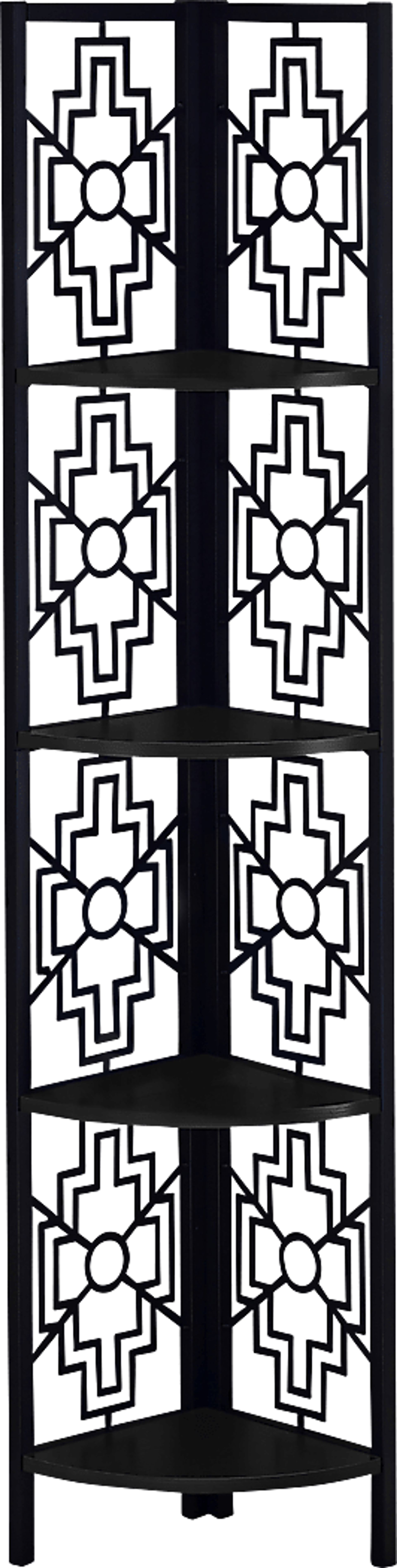 Dorminey Black Bookcase - Image 1