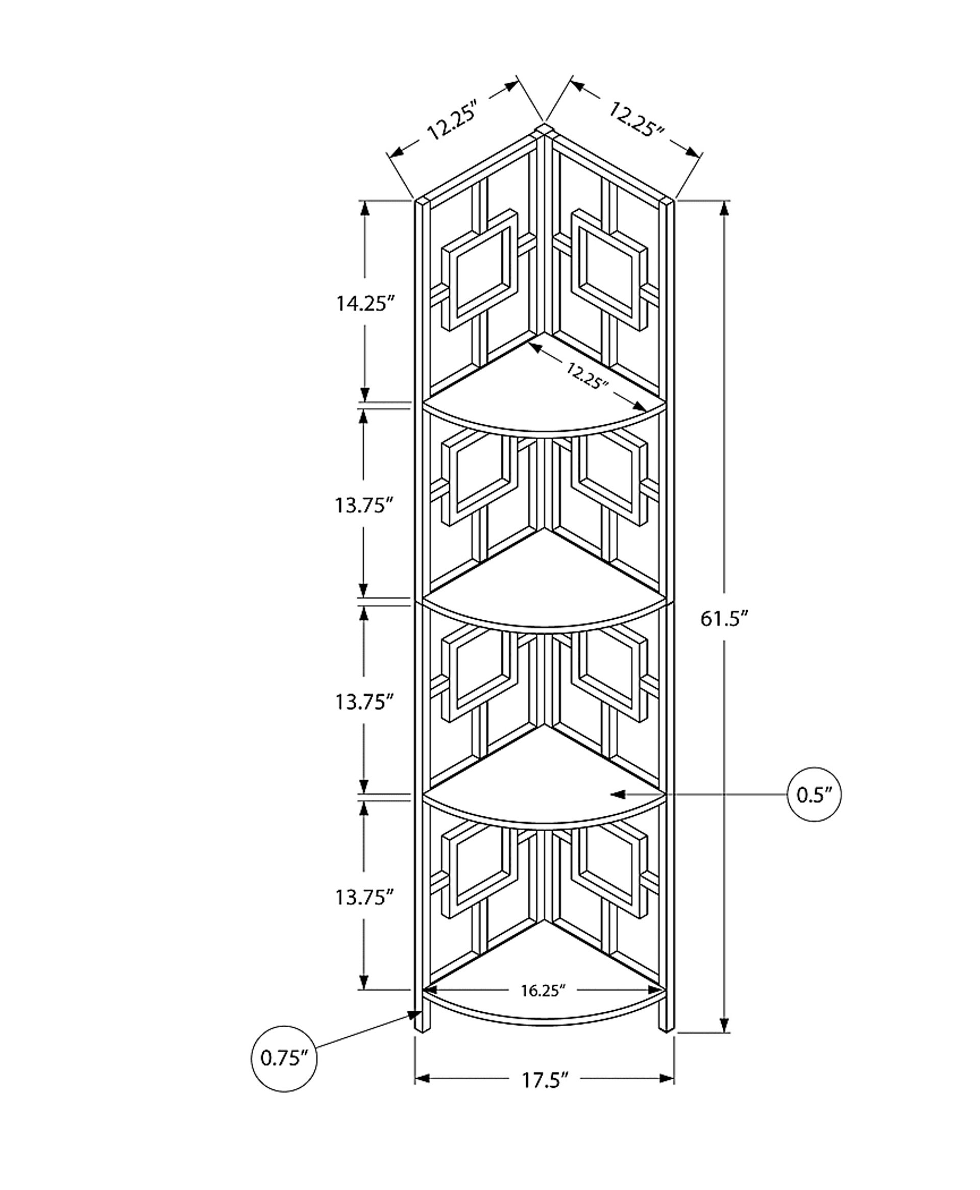 Dorminey Espresso Bookcase - Image 4