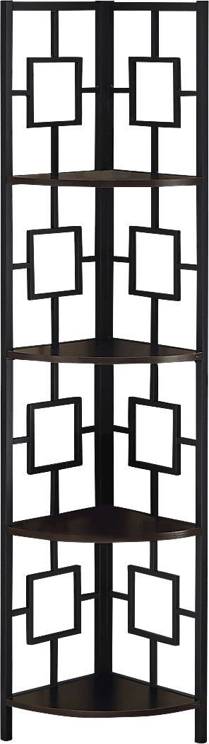 Dorminey Espresso Bookcase