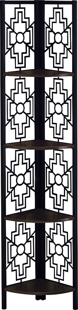 Dorminey Espresso Bookcase