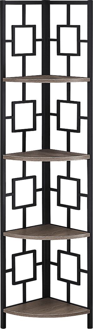 Dorminey Dark Taupe Bookcase