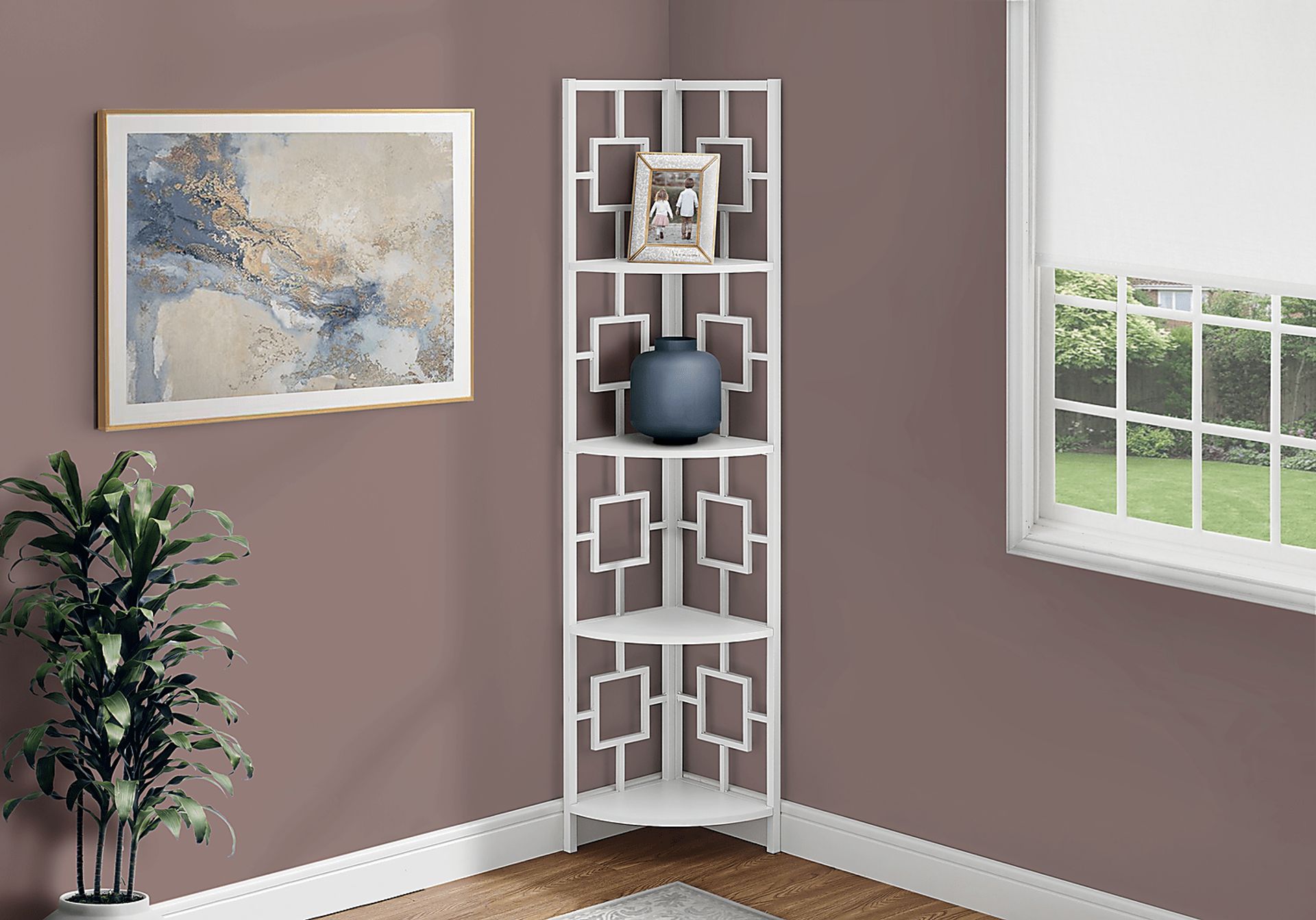 Dorminey White Bookcase - Image 3