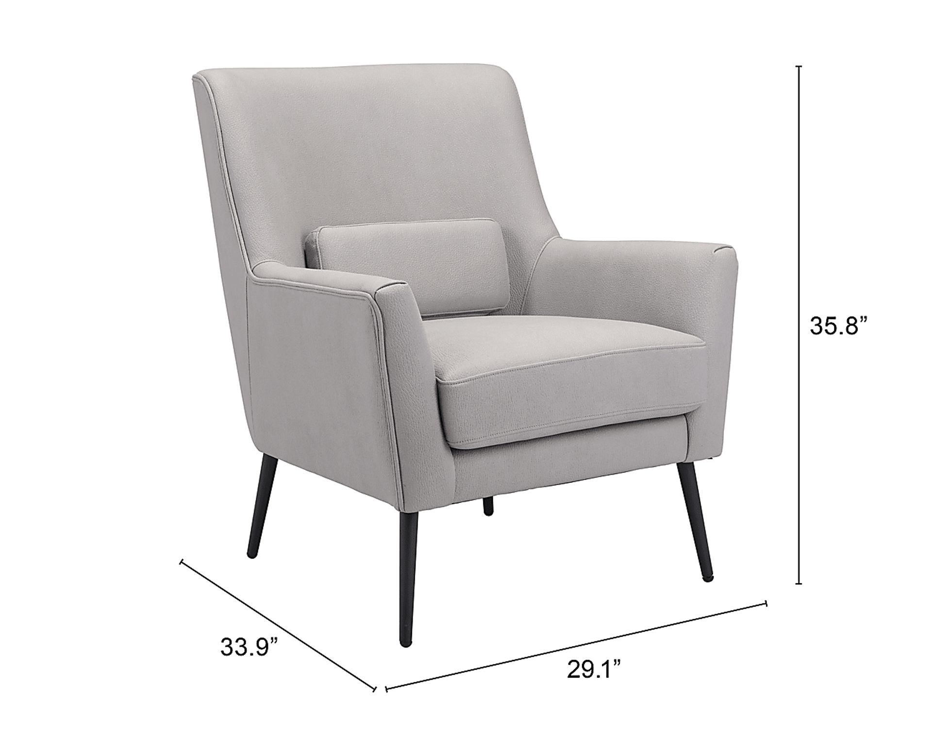 Dorosin Gray Accent Chair - Image 10