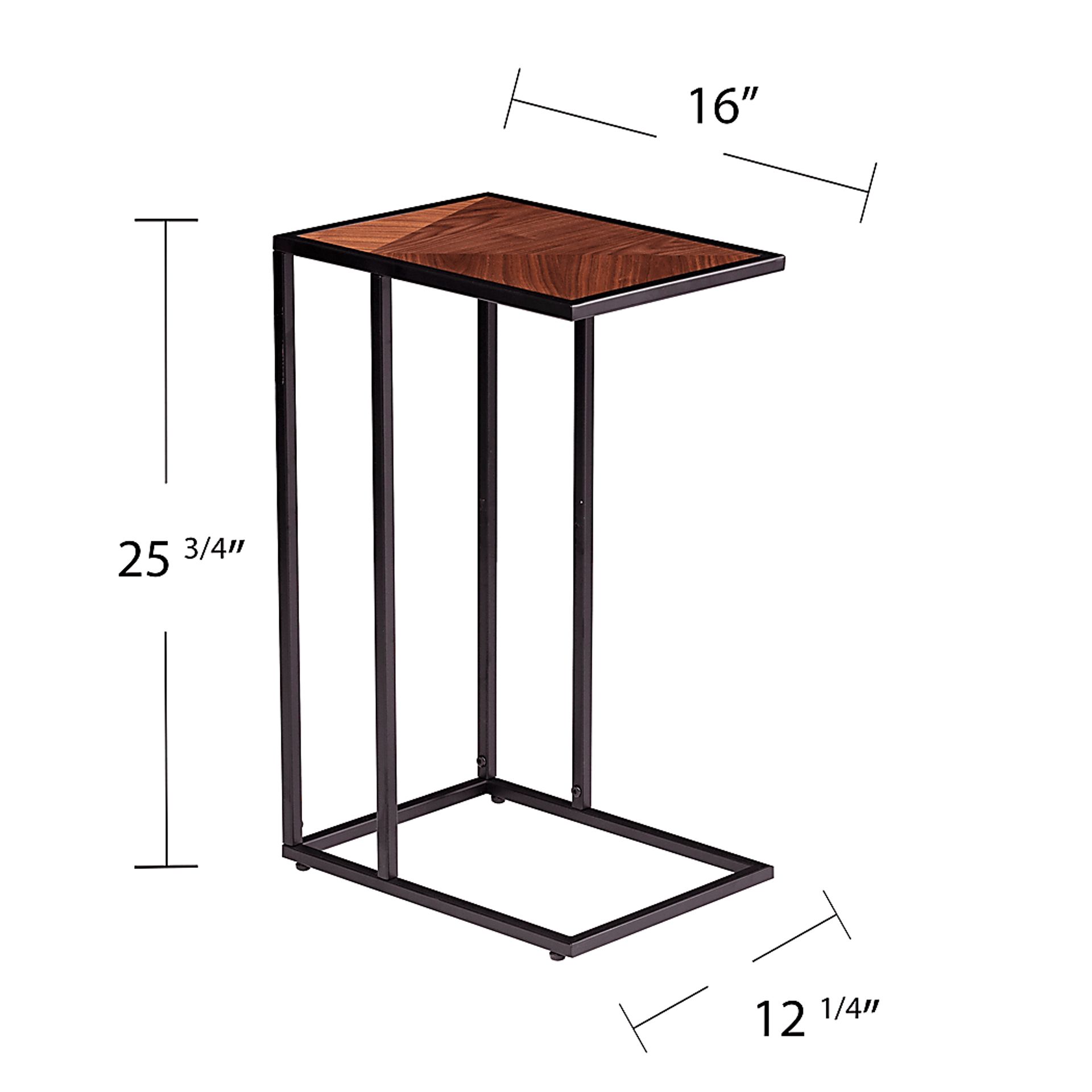 Dorotha Walnut Accent Table - Image 4