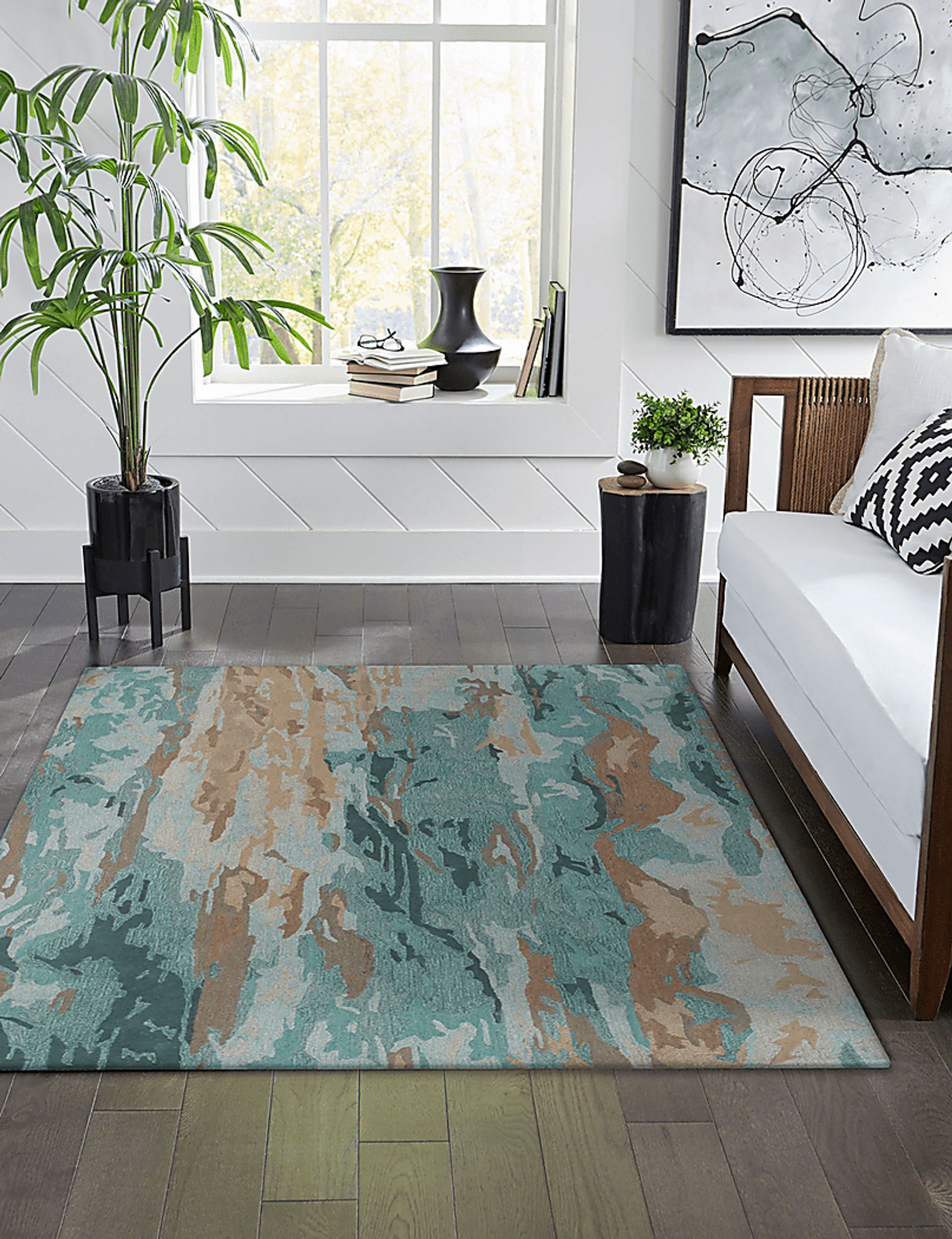 Dorra Blue 5 ' x 7'6 Rug - Image 2