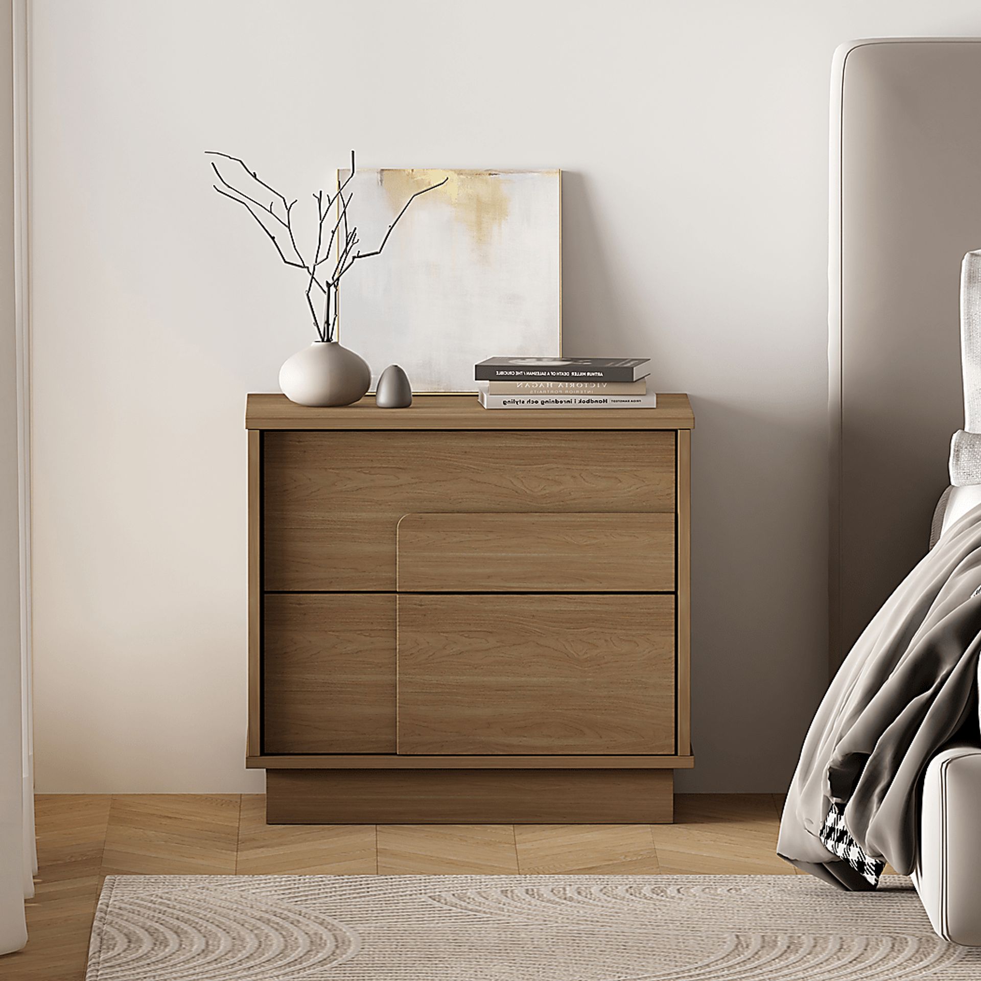 Dorriety Brown Nightstand - Image 2