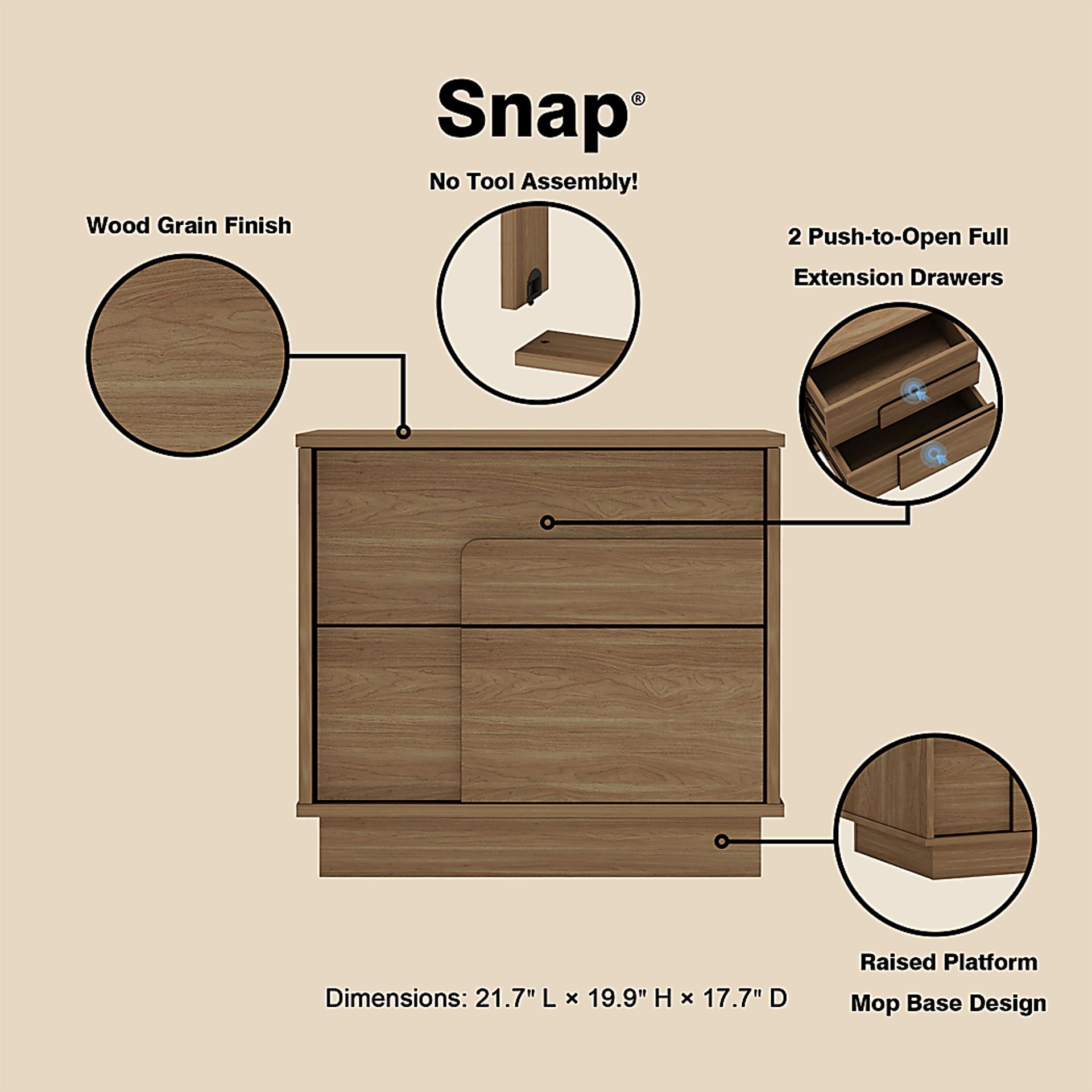 Dorriety Brown Nightstand - Image 5