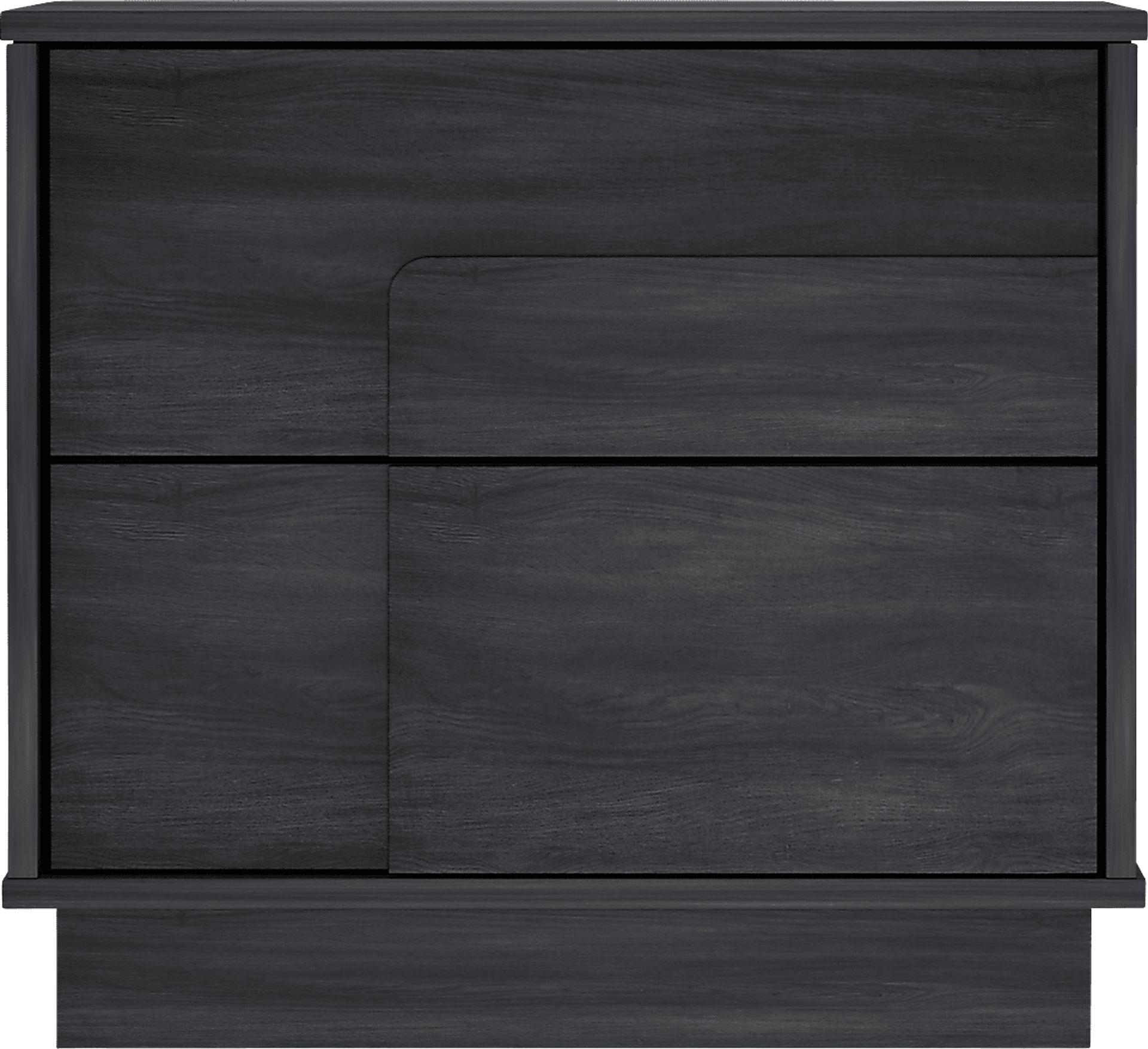 Dorriety Charcoal Gray Nightstand - Image 3
