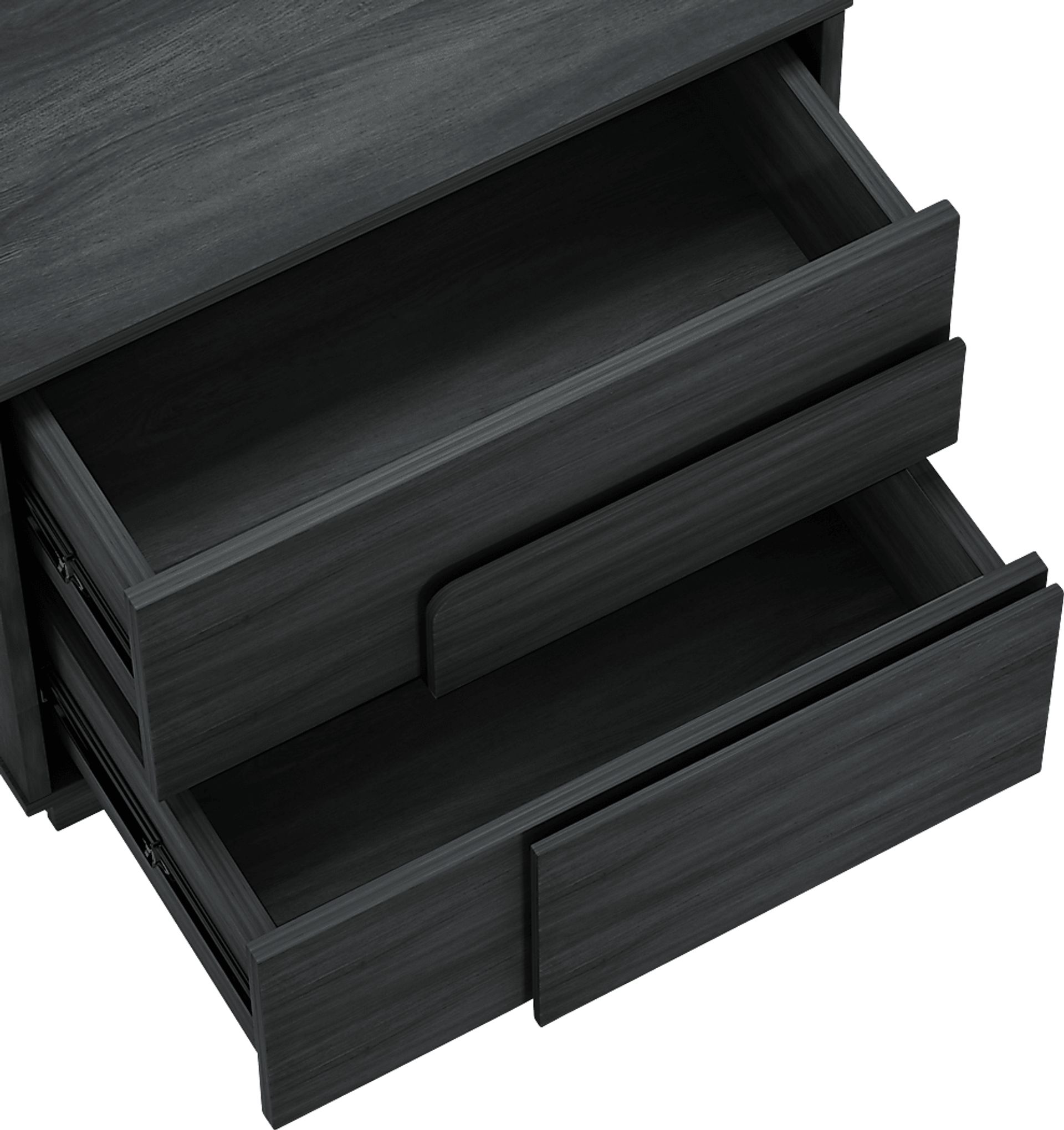 Dorriety Charcoal Gray Nightstand - Image 6