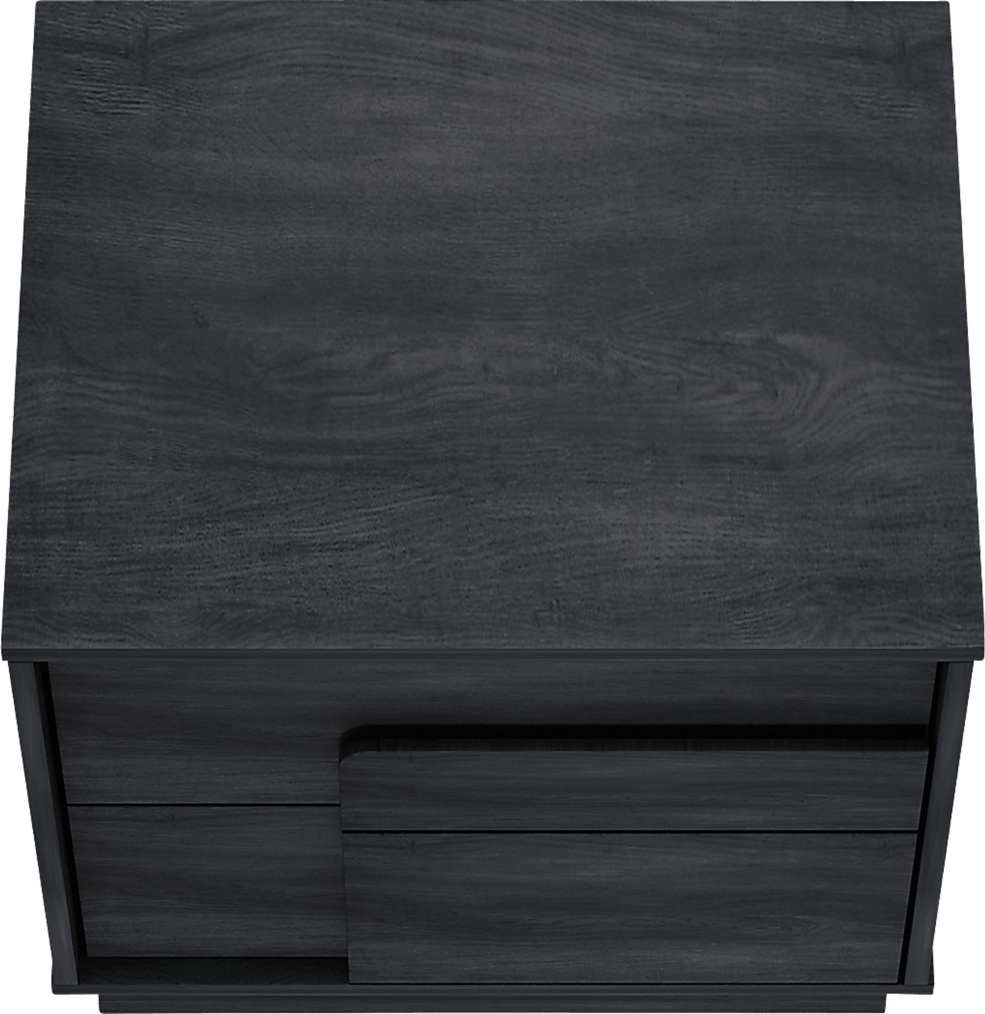 Dorriety Charcoal Gray Nightstand - Image 9
