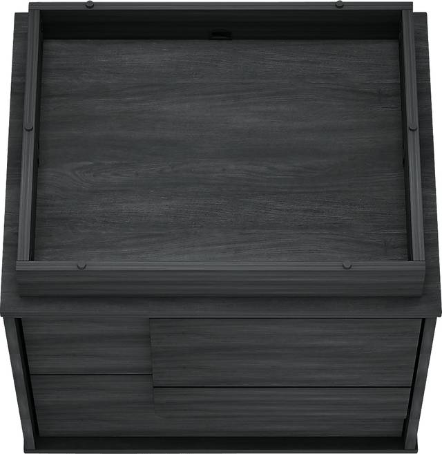 Dorriety Charcoal Gray Nightstand - Thumbnail - Image 10