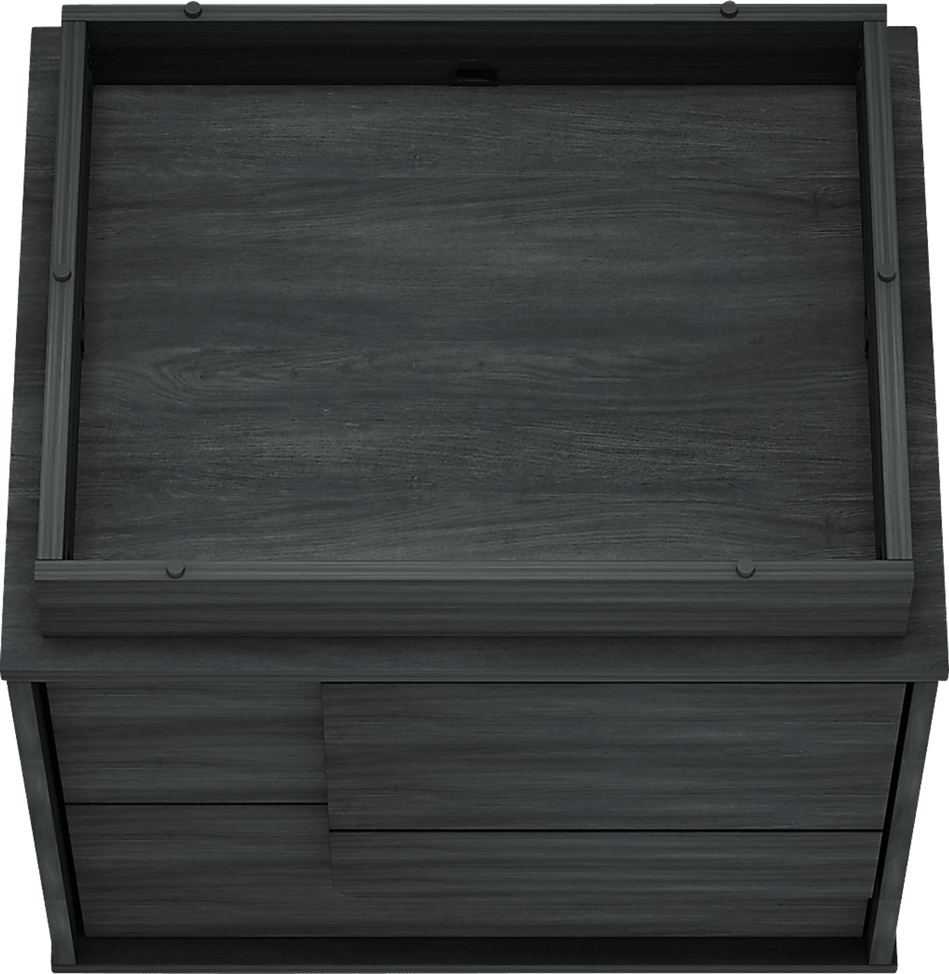 Dorriety Charcoal Gray Nightstand - Image 10