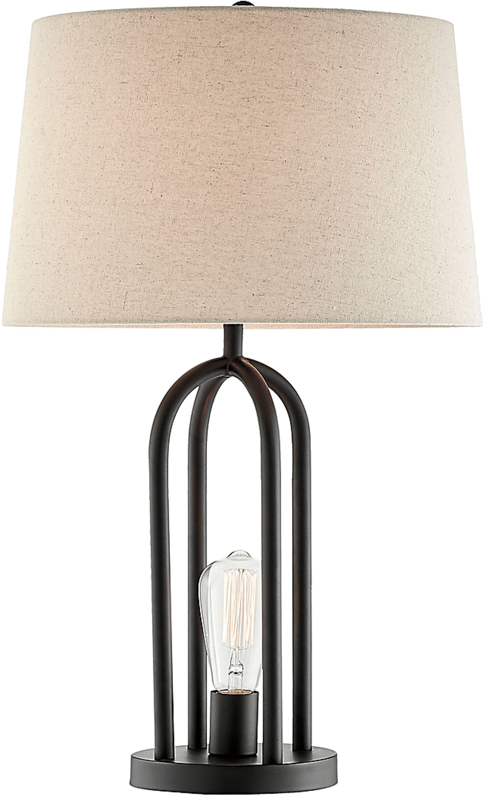 Dorsey Creek Black Table Lamps, Set of 2 - Image 3