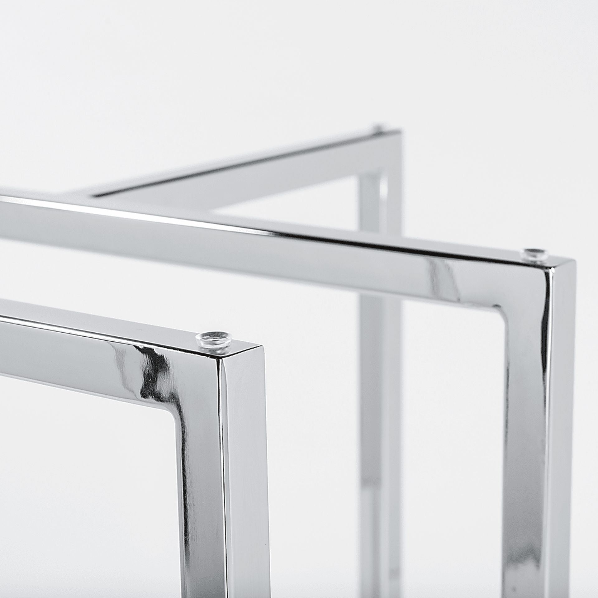 Dorsky Chrome Dining Table - Image 4
