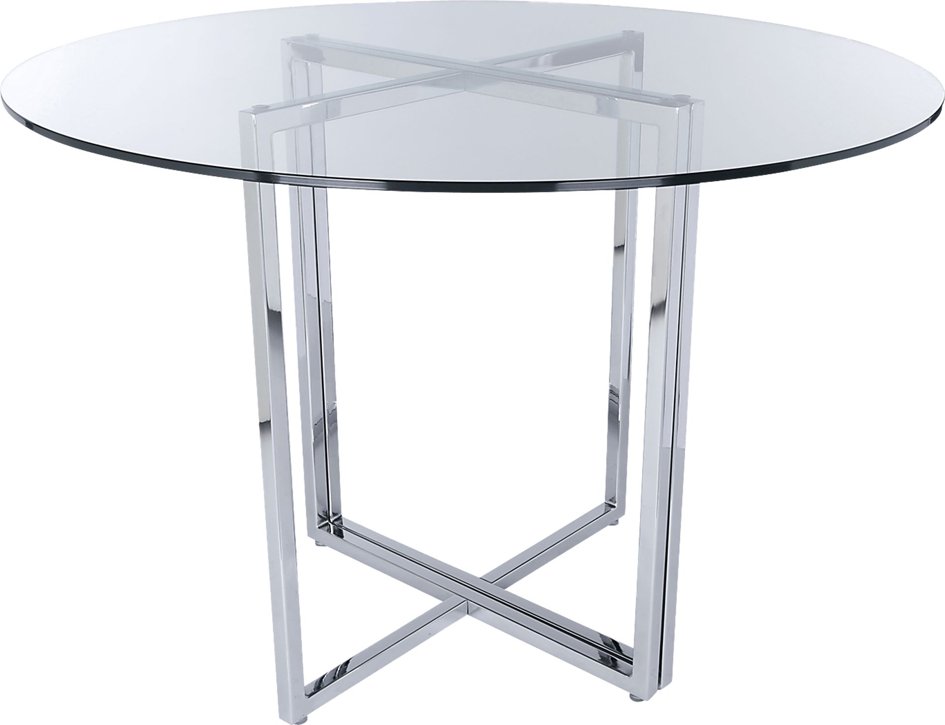 Dorsky Chrome Dining Table - Image 1