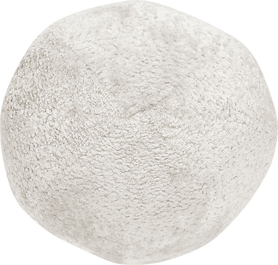 Dory Dove Gray Ball Pillow