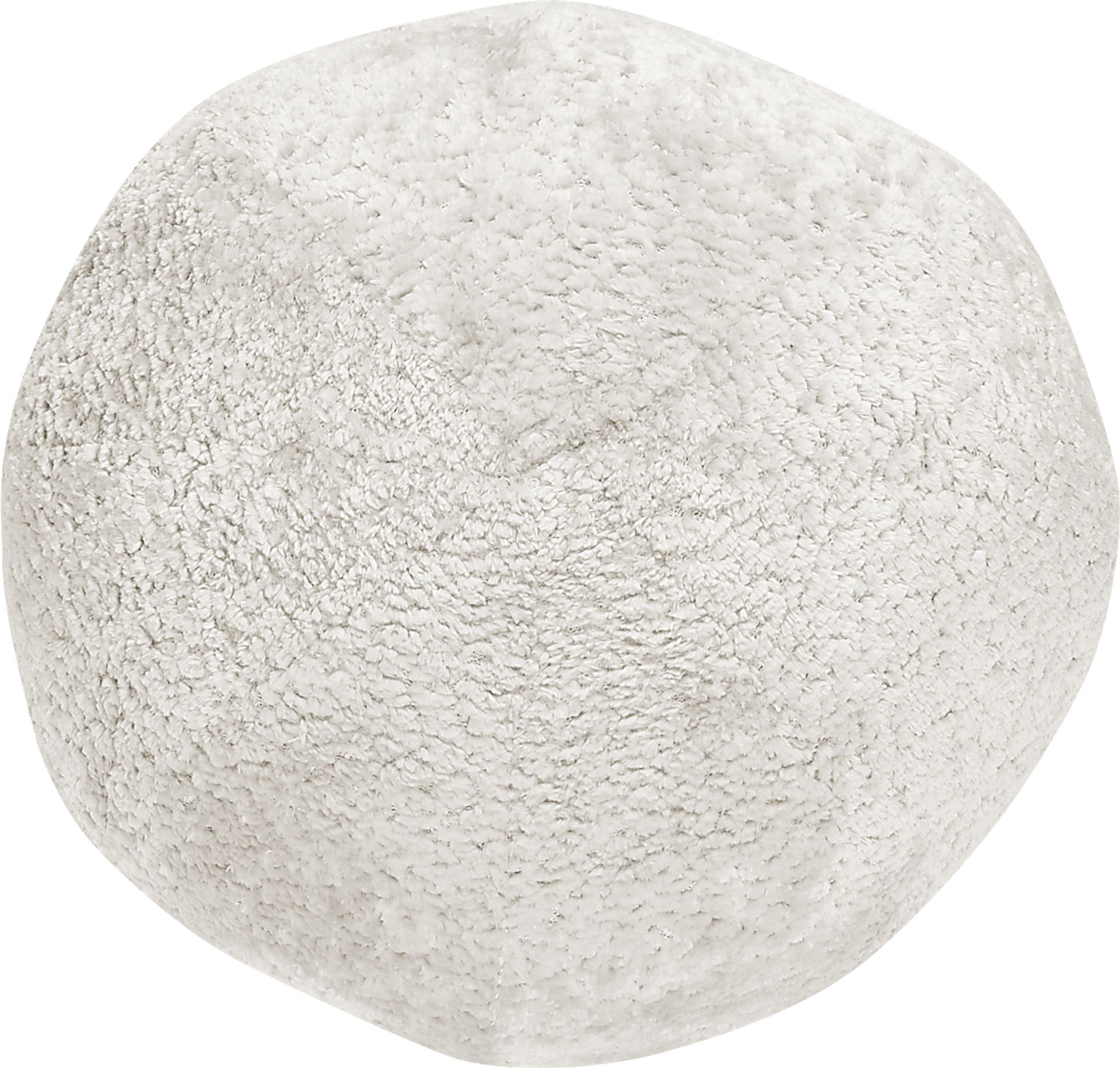 Dory Dove Gray Ball Pillow - Image 1