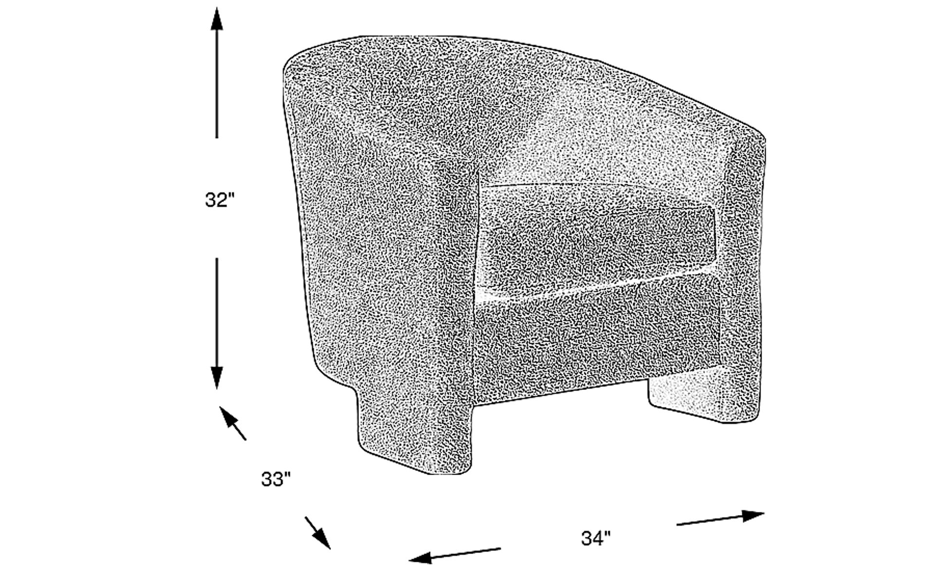 Dimension Image. Please refer to the Dimension Tab on this page for dimension details.