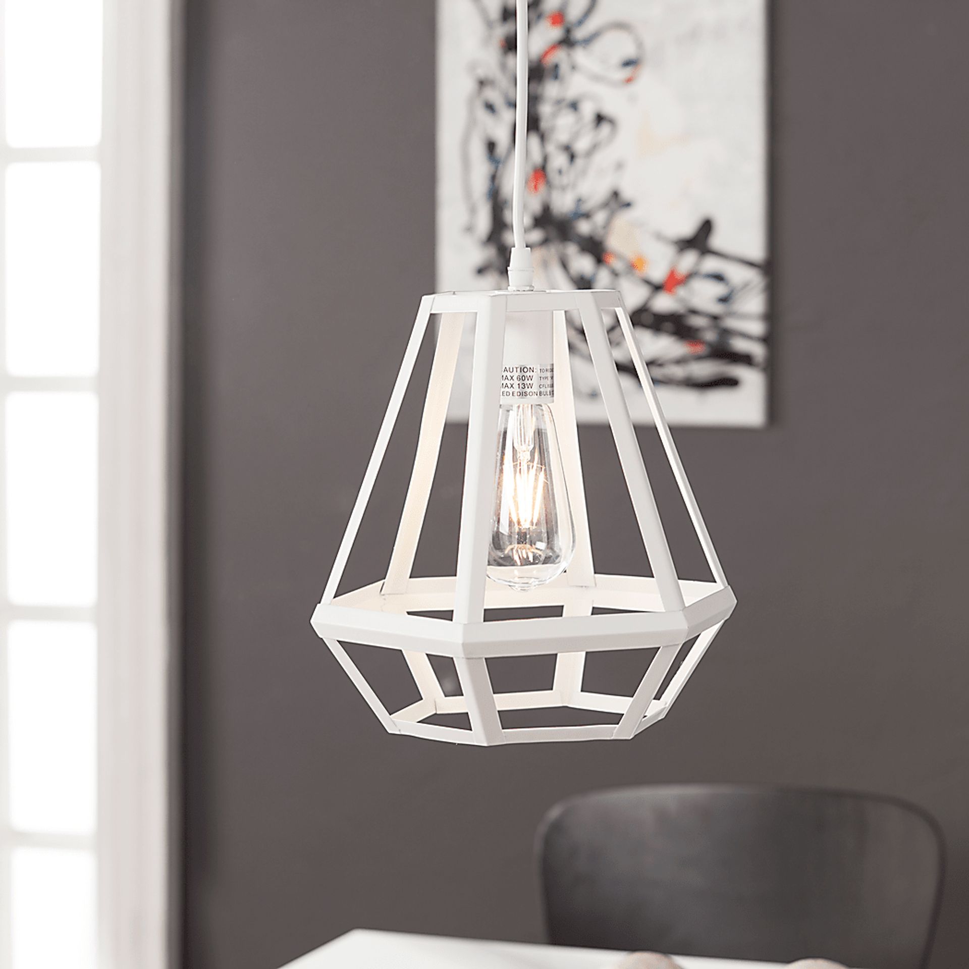 Doscher White Chandelier - Image 4