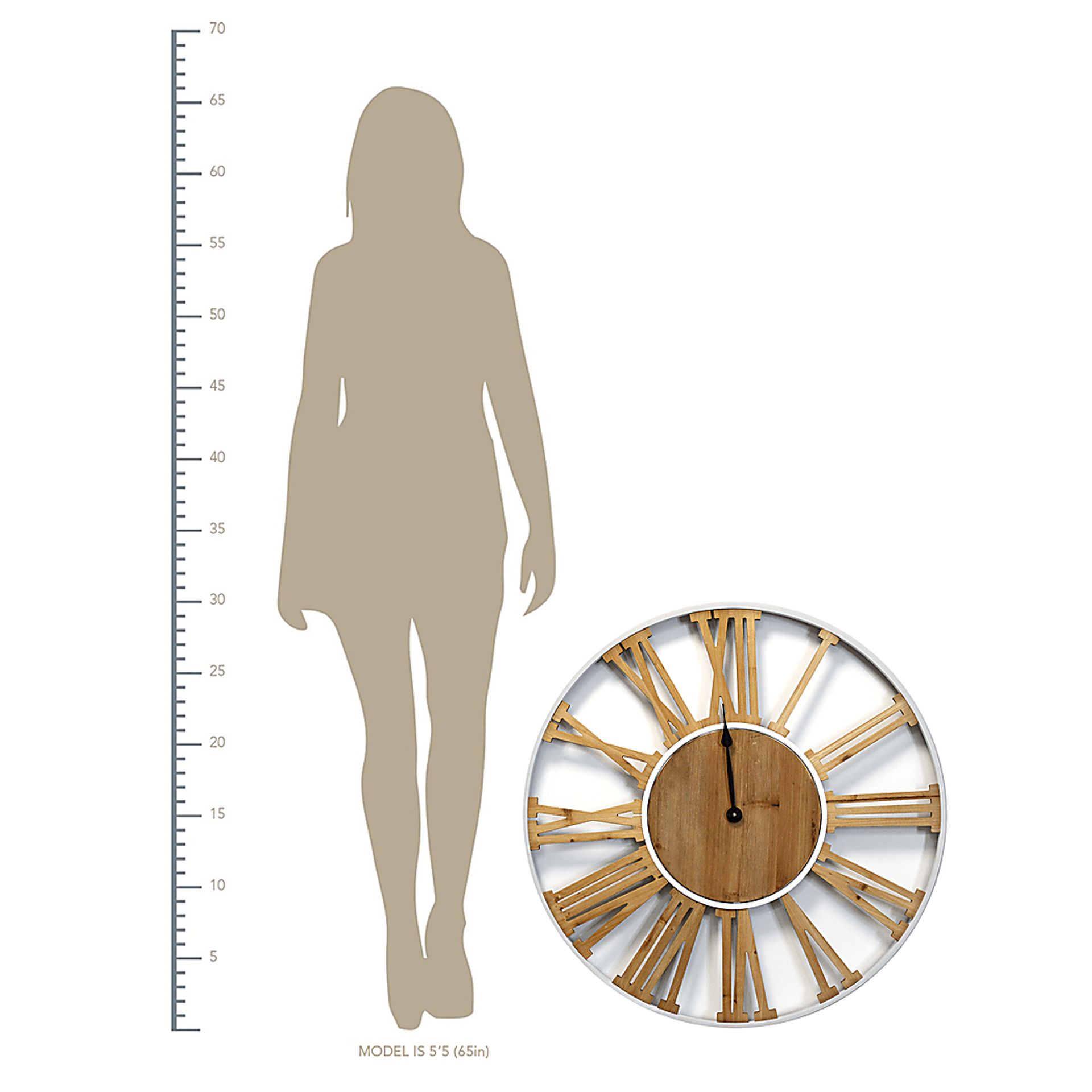 Dosia Brown Clock - Image 3
