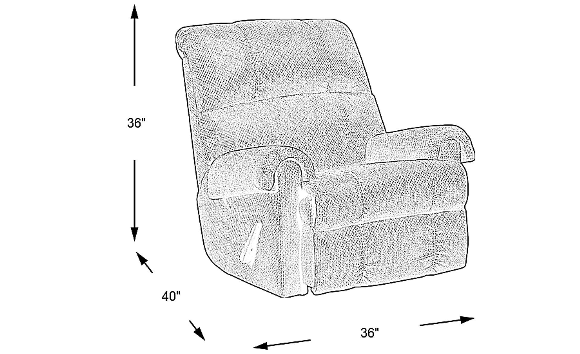 Dimension Image. Please refer to the Dimension Tab on this page for dimension details.