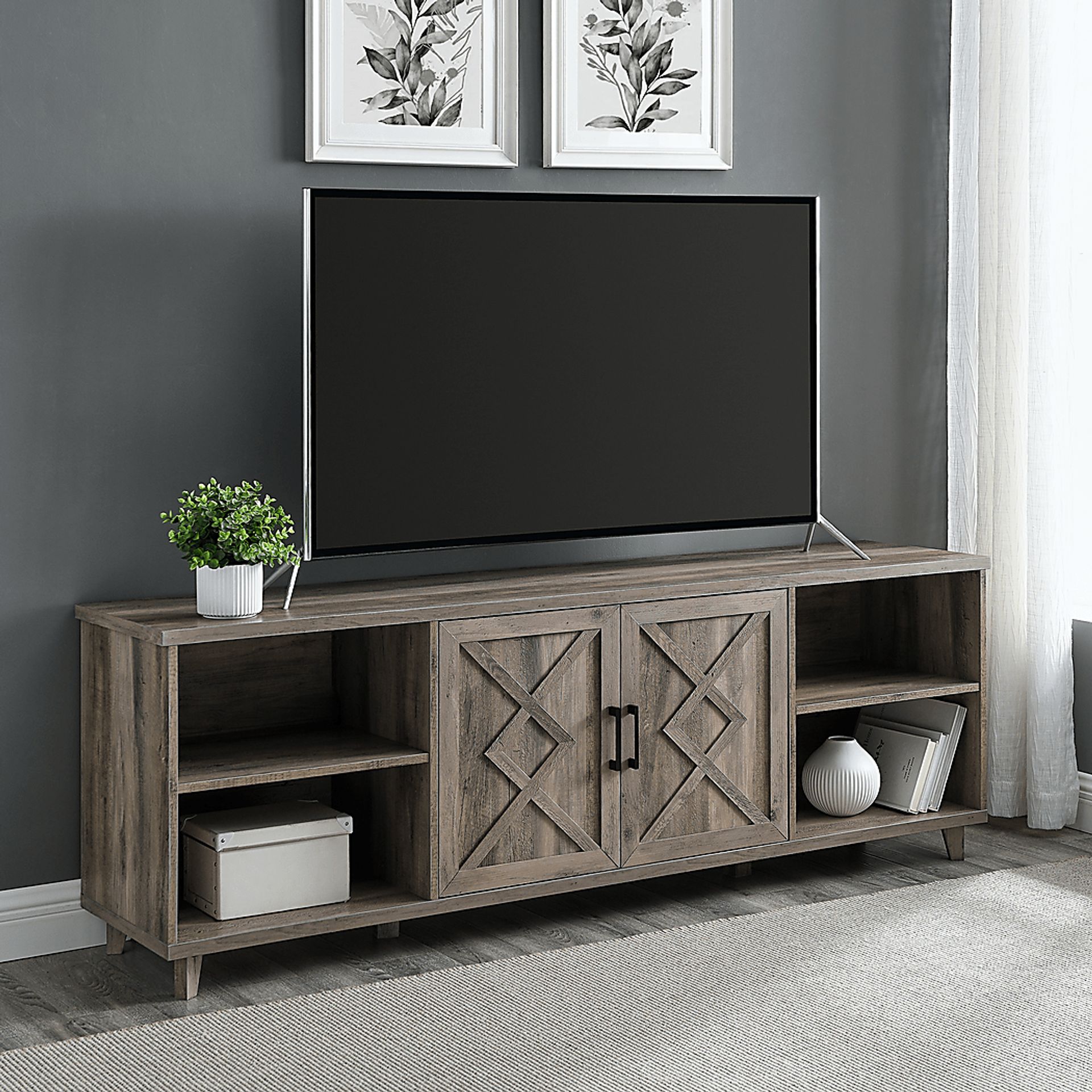 Dotger Gray 70 in. Console - Image 4