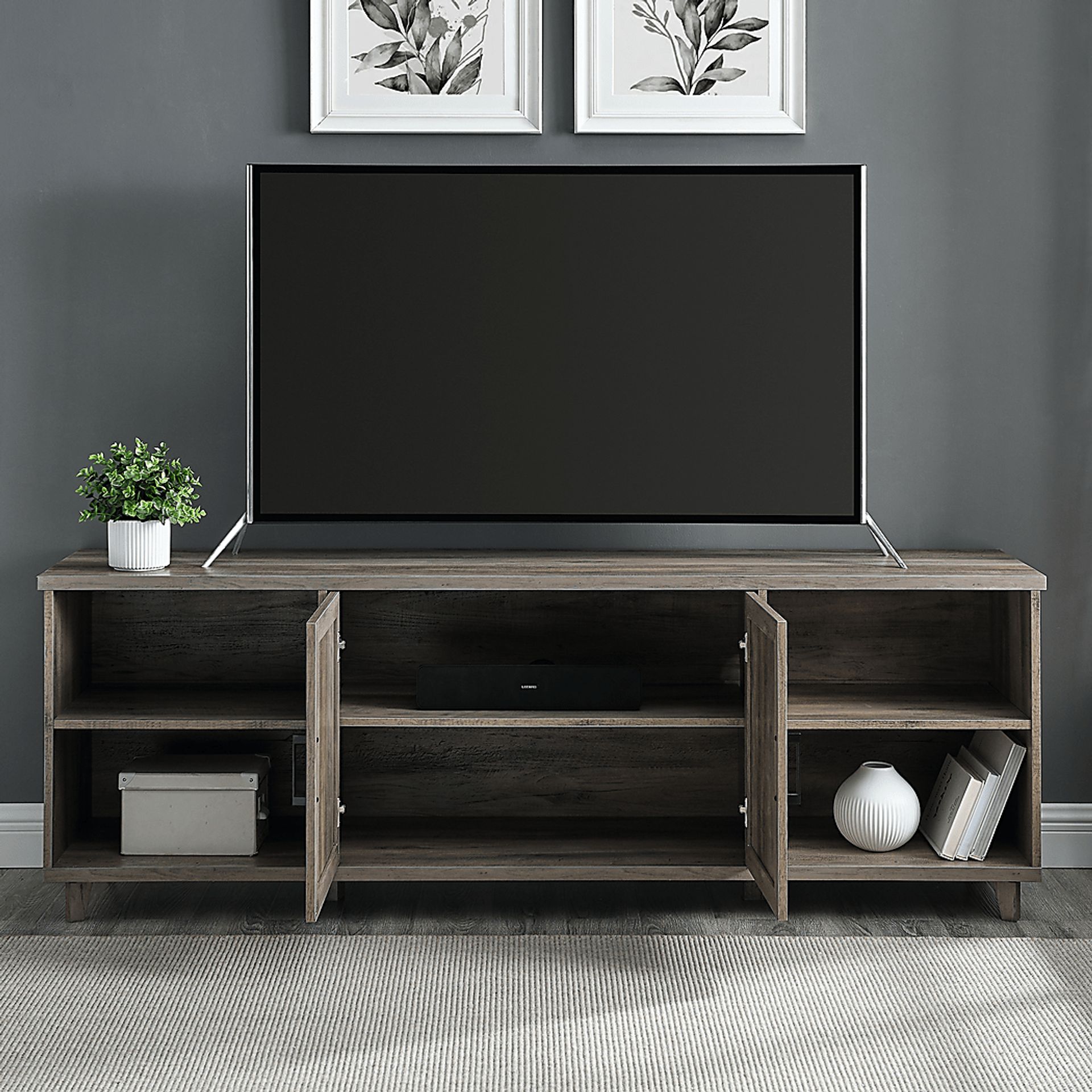 Dotger Gray 70 in. Console - Image 6