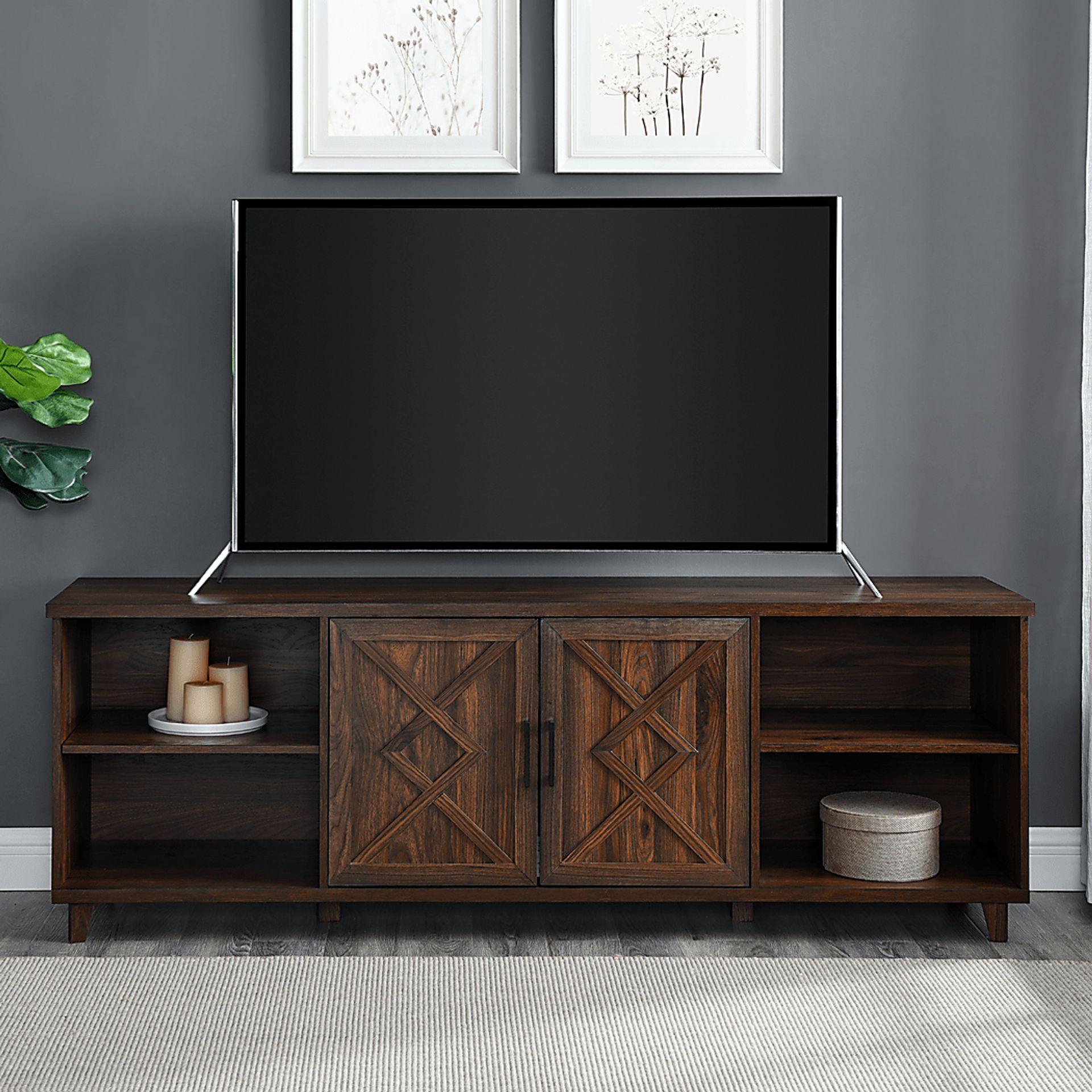 Dotger Walnut 70 in. Console - Image 5